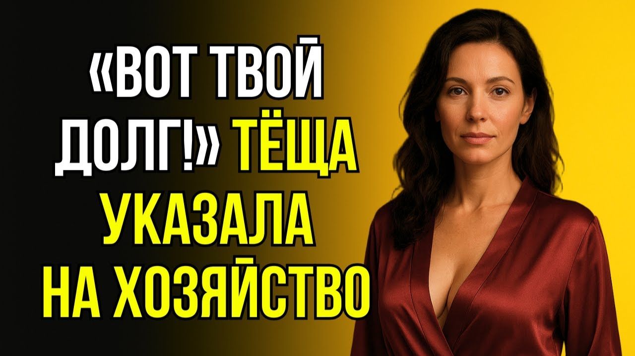 ЗЯТЬ НЕ ВЕРИЛ ГЛАЗАМ, НО ПРОСЬБА ТЁЩИ БЫЛА НАСТОЯЩЕЙ...