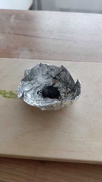 Опыт: реакция перманганата калия (марганцовки) и глицерина