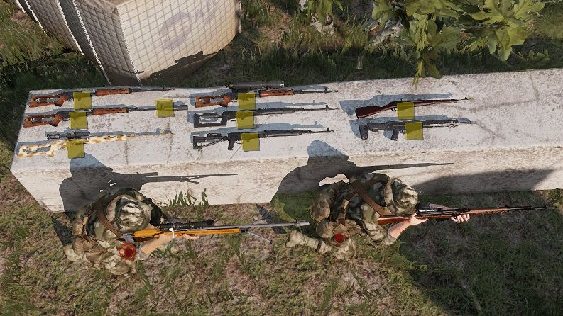 Отдача полуавтоматической и ручного заряжания винтовки при одинаковом патроне