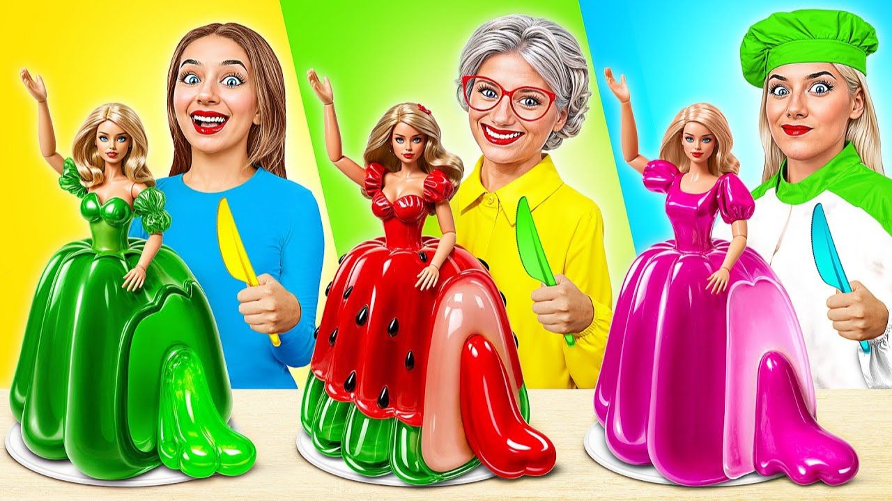 Кулинарный Челлендж# Я против Бабушки # Забавные Кухонные Лайфхаки от Jelly DO Challenge