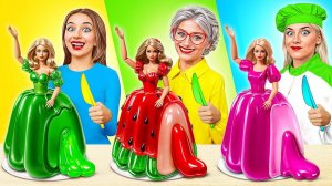 Кулинарный Челлендж# Я против Бабушки # Забавные Кухонные Лайфхаки от Jelly DO Challenge