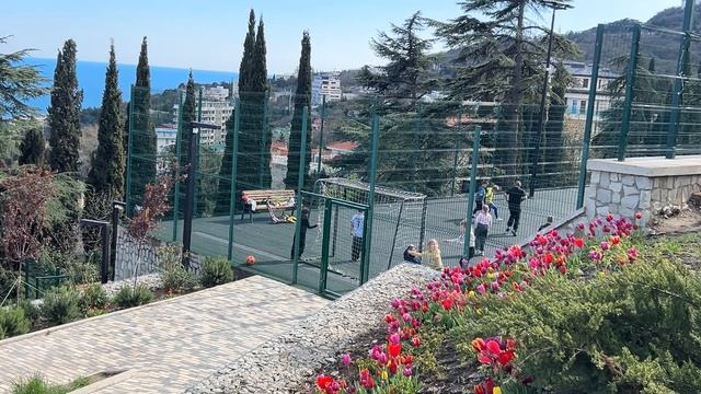 Ялта. Тюльпаны. Море. Бескрайняя красота. Городские зарисовки. Апрель 2026. Крым. Crimea. Yalta.