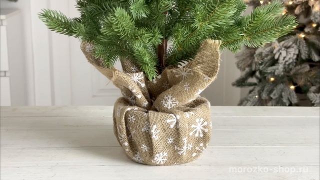 Настольная искусственная ель ДАРХЕМ, зелёная, хвоя 100% литая, 60 см, 31DURB60