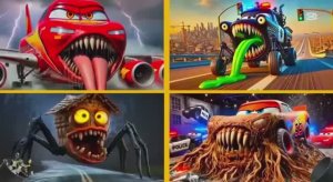 МУЛЬТИКИ ПРО МАШИНКИ: МОЛНИЯ МАКВИН САМОЛЕТ против ПОЛИЦИИ и МОНСТРА ХАУС ХЭД ✈️ КТО ПОБЕДИТ? 🚗💥