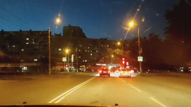 Волгоград ночью  Родина - мать Как светится в темноте Подъезжаем к дому