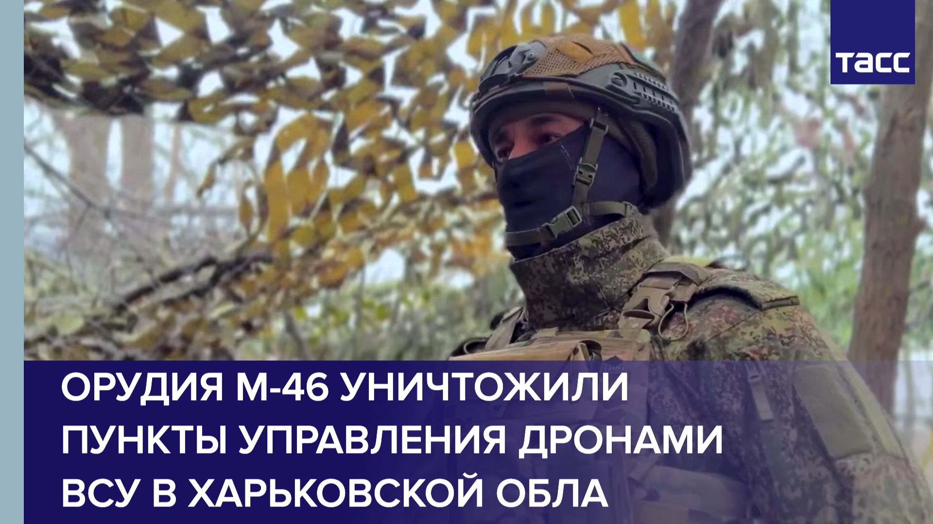 Орудия М-46 уничтожили пункты управления дронами ВСУ в Харьковской обла