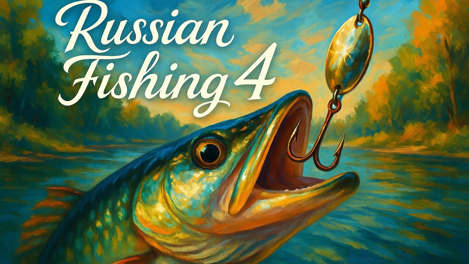 ку играем в Russian Fishing 4