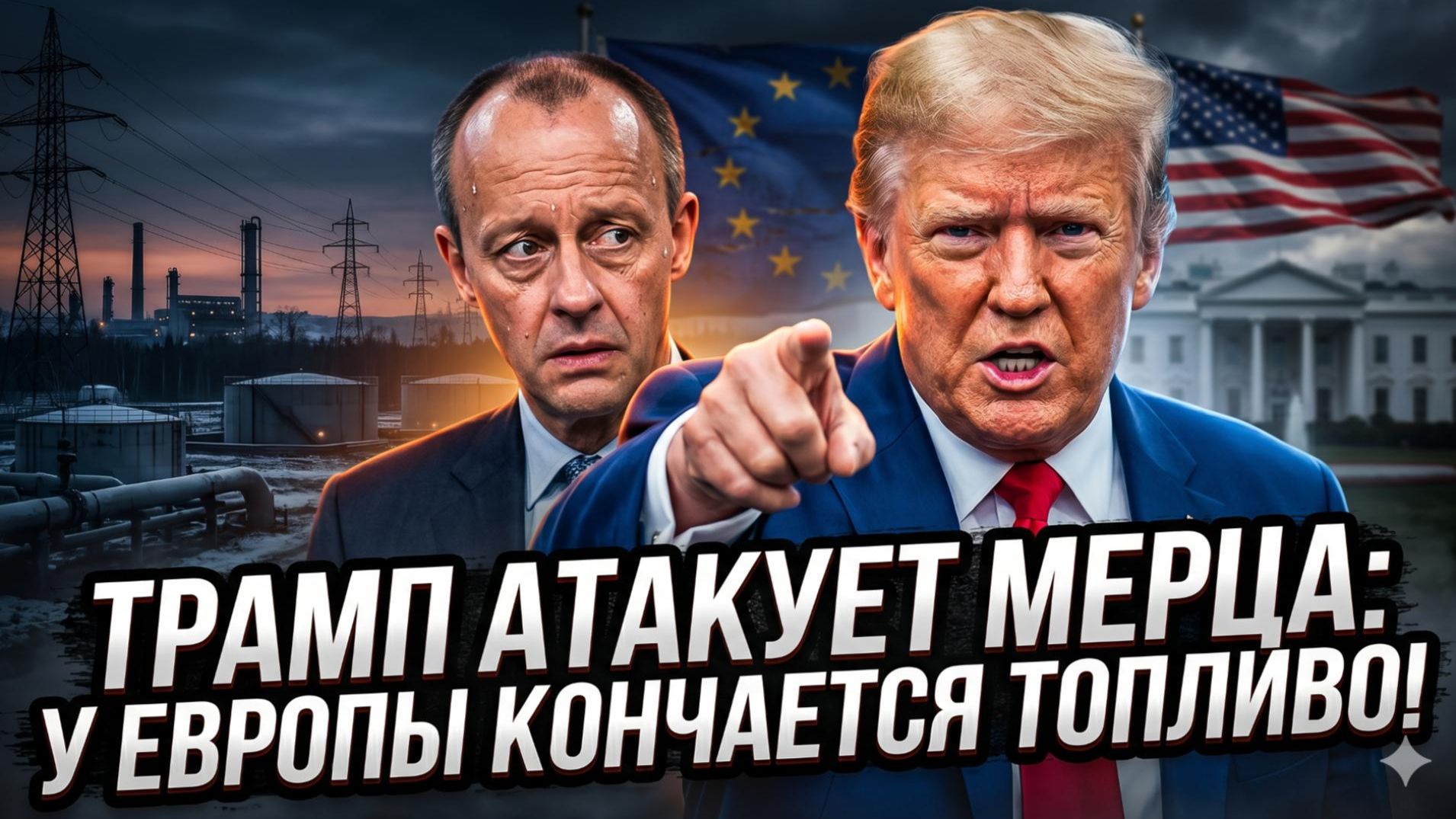 😈Себастиан Сас | Трамп жестко унизил Мерца: Европа в панике - бензин на исходе