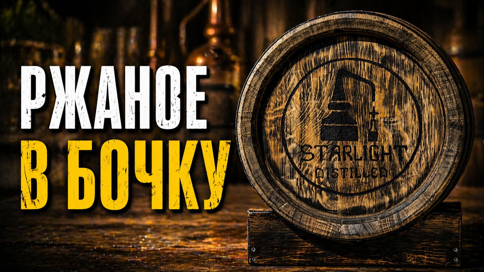 Заливка дубовой бочки ржаным хлебным вином финал серии!