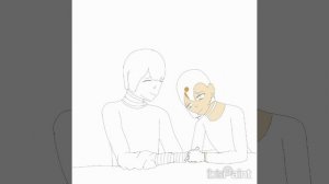 чуя рисуют на бинтах дазая.❤️