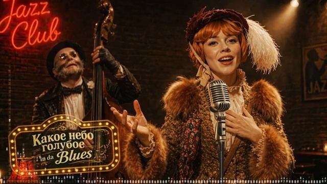 Какое небо голубое BLUES COVER Лиса Алиса и Кот Базилио в стиле блюз