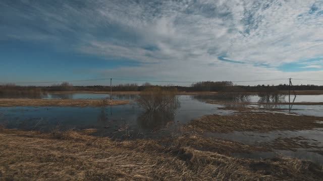 На велосипеде в село. Вкусная выпечка и паводок.