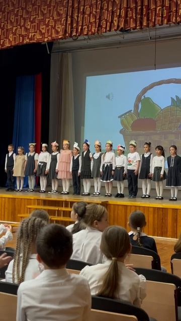 Выступления учащихся итальянских классов. 1 класс