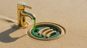 Вселенная жидких дыр ✨ AI ASMR | Завораживающие волны и завораживающее движение