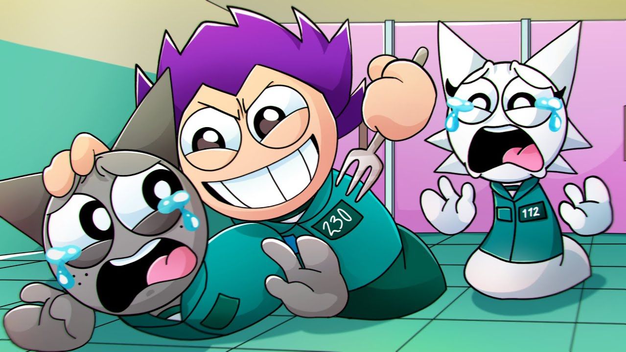 SPRUNKI ТАНОС НА СВОБОДЕ??? Incredibox Squid Game анимации