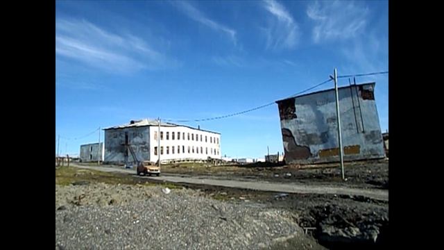 Разрушения при деградации вечной мерзлоты в Амдерме