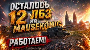 Осталось 12 ЛБЗ на Mauskönig. Работаем!