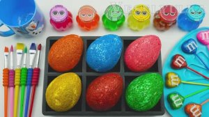 Успокаивающее видео сделай мега‑весёлые радужные воздушные шары‑конфеты с машинами Disneyi ASMR #132