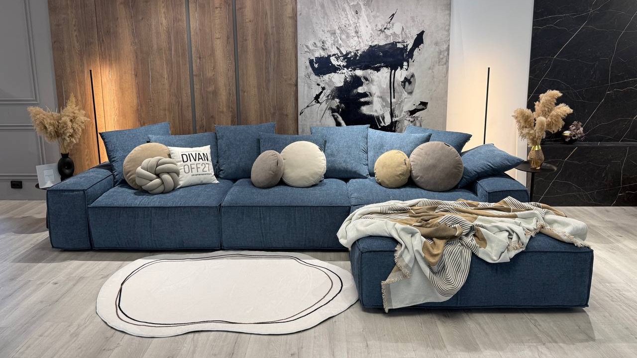 Диван НЭКСИС от фабрики дизайнерской мягкой мебели  ДИВАНОФФ27 (собственное производство)