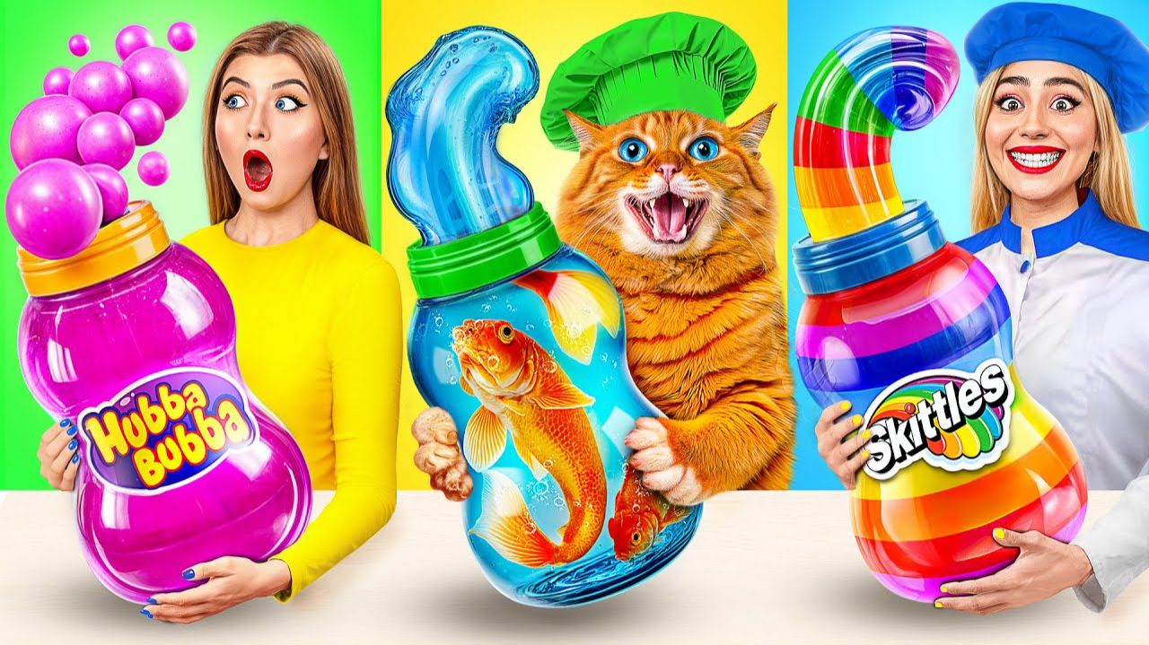 Кулинарный Челлендж# Я против Бабушки с Котиком от Jelly DO Challenge