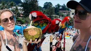 Пляж Ката🏖️Или Рио-де-Жанейро?🦜Море Кокосы Парасайлинг Французское нашествие туристов Ждём закат🌅