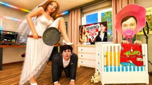 ХОЛИ БАМ ЖЕНИЛСЯ НА КВИНКЕ И УСЫНОВИЛ СКУЛБОЯ - ТРЕЙЛЕР ( ПОБЕГ ОТ КВИНКИ БЛОГЕРА )