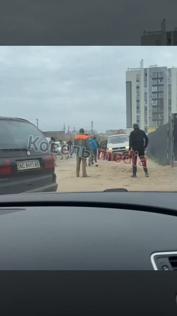 В Ковеле строители подрались с ТЦК во время бусификации.