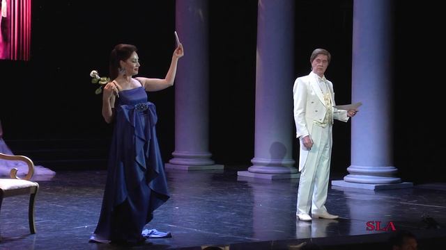 Дж.Россини. Дуэт Фигаро и Розины из оперы Севильский цирюльник. Леонид Сметанников и Ольга Колчина