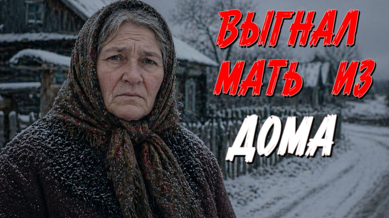 СЫН ВЫГНАЛ МАТЬ НА МОРОЗ, ДЕРЕВНЯ БЫЛА НЕ ПРОТИВ ПОКА НЕ...ИСТОРИЯ. АУДИОКНИГА СЛУШАТЬ БЕСПЛАТНО.