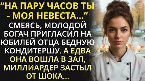 Смеясь, молодой богач взял бедную кондитершу на семейн...