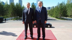 С.Лавров и Е.Кошербаев, Астана, 30 апреля 2026 года