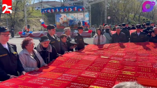 Акция «Знамя Победы» прошла во Дворце детского творчества