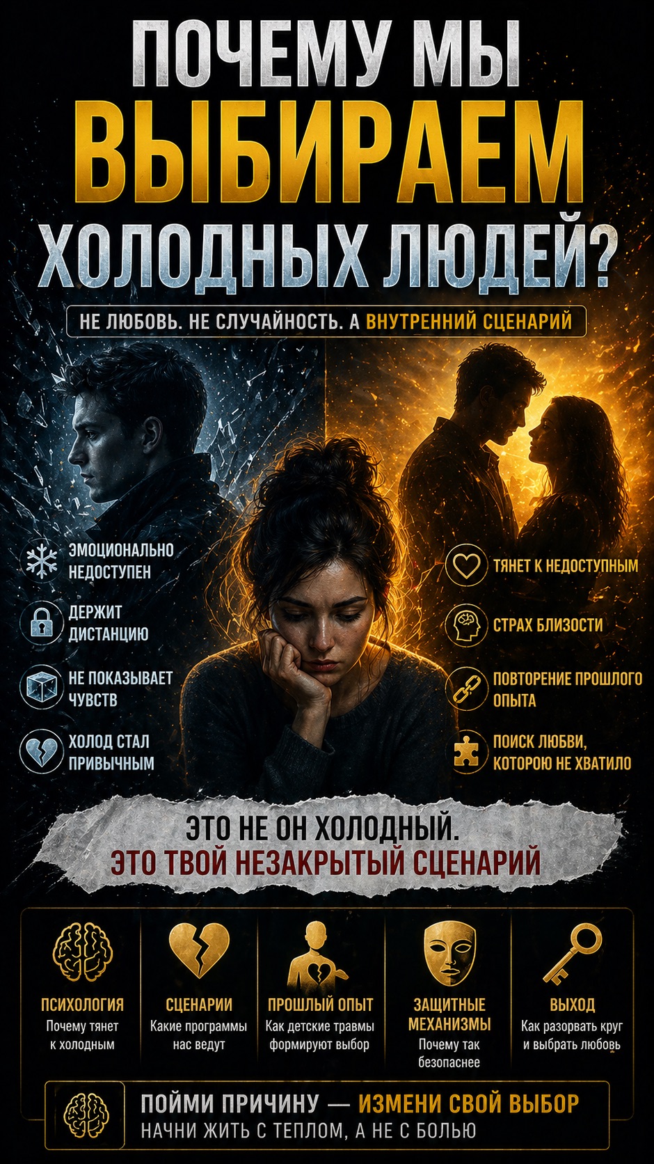 Почему вы выбираете холодных людей.