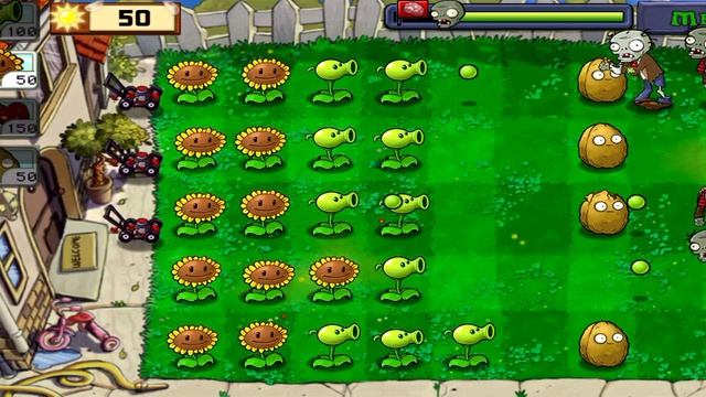 Играю в pvz  часть 2