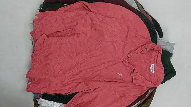 42649 Футболки поло муж дл. рукав (Тонковки), 7пак, 32C, секонд (extra/1 кат) оптом
