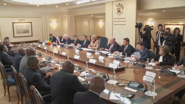 Председатель Совета Федерации В.Матвиенко с Президентом Конго Дени Сассу-Нгессо, 30 апреля 2026 года