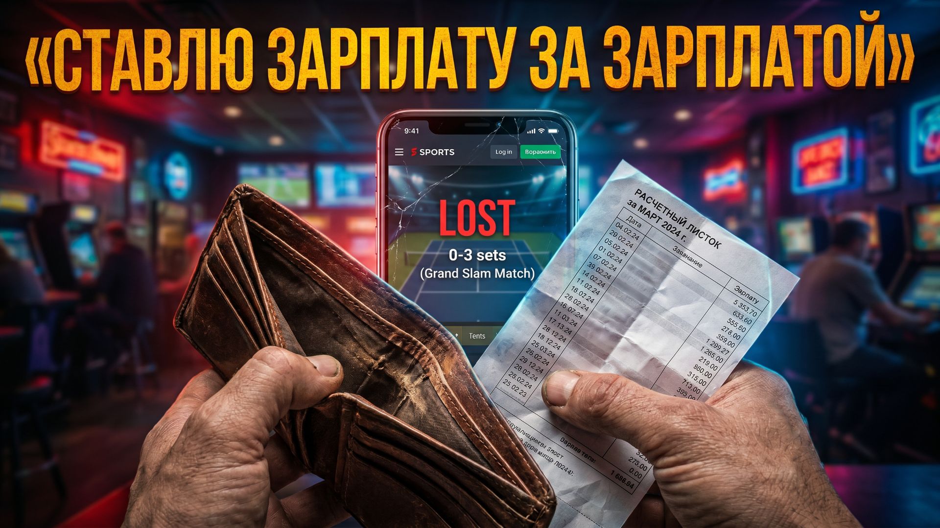 Деньги на свадьбу? НЕТ! На теннис! / Лудоманы, игроки / Ставки на спорт / Казино