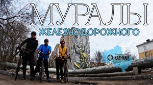 На велосипедах по муралам Железнодорожного
