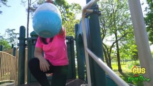 Easter Egg Hunt! Gus the Gummy Gator Huge Lego Fort