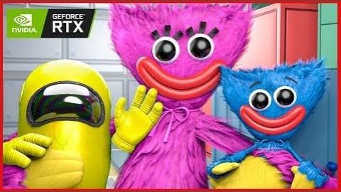 AMONG US 3D - МАЛЕНЬКИЙ ХАГГИ! # Among Us FNaF - Анимации на русском