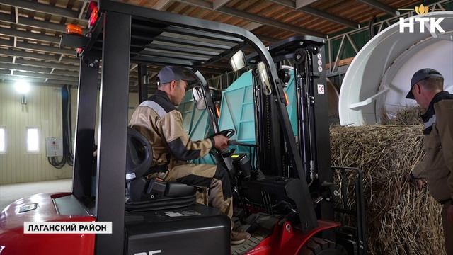 В Лаганском районе официально запущен завод по переработке камышовой гранулы