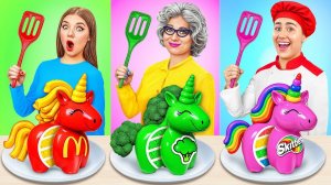 Я против Бабушки Кулинарный Челлендж Укрась Торт # Смешные Cитуации от Jelly DO Challenge