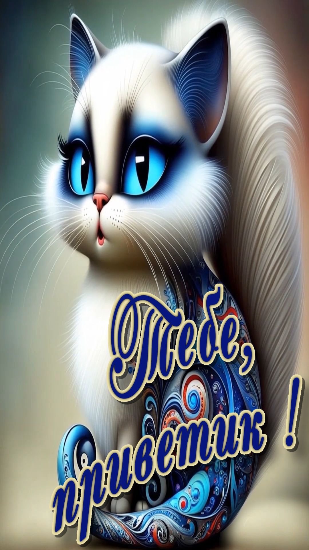 Тебе, приветик!