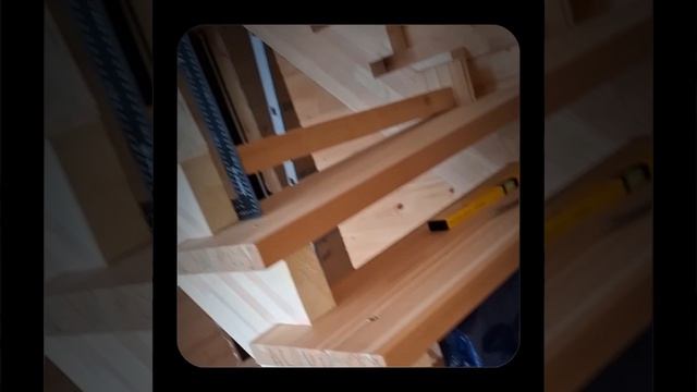 1000057338.mp4 Собака наблюдает за устройством лестницы на 2-ой этаж в доме А-фрейм