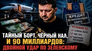 VIP-борт, миллионы евро наличными и ультиматум ЕС: Зеленского загнали в угол