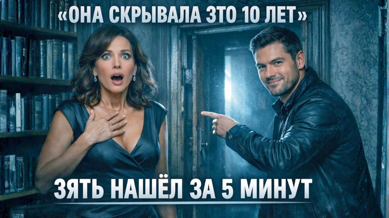 ЗЯТЬ ЗАСТАВИЛ ТЁЩУ ОТКРЫТЬ ТАЙНЫЙ ВХОД, И ОНА БЫЛА В ШОКЕ