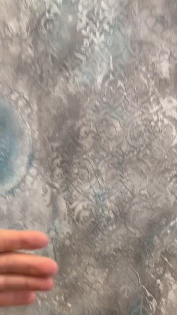 Обзор итоговой работы участницы мк Трафаретная роспись