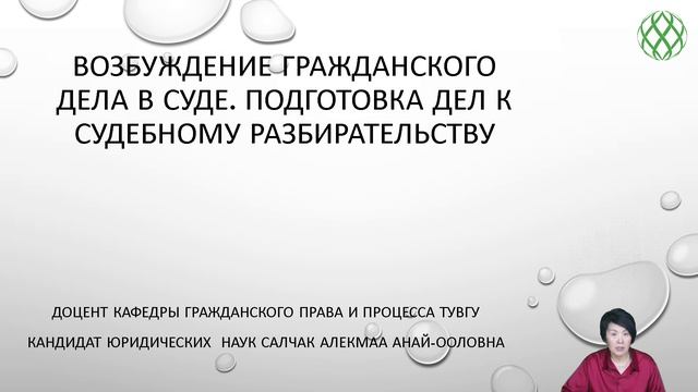 Салчак А. А. - Возбуждение гражданского дела в суде. Подготовка дел к судебному разбирательству