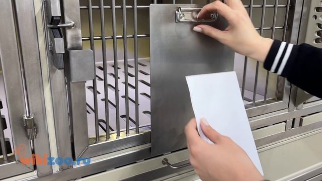 Модуль (стационар) WikiVET 8 клеток 3 яруса из полипропилена+нержавеющая сталь