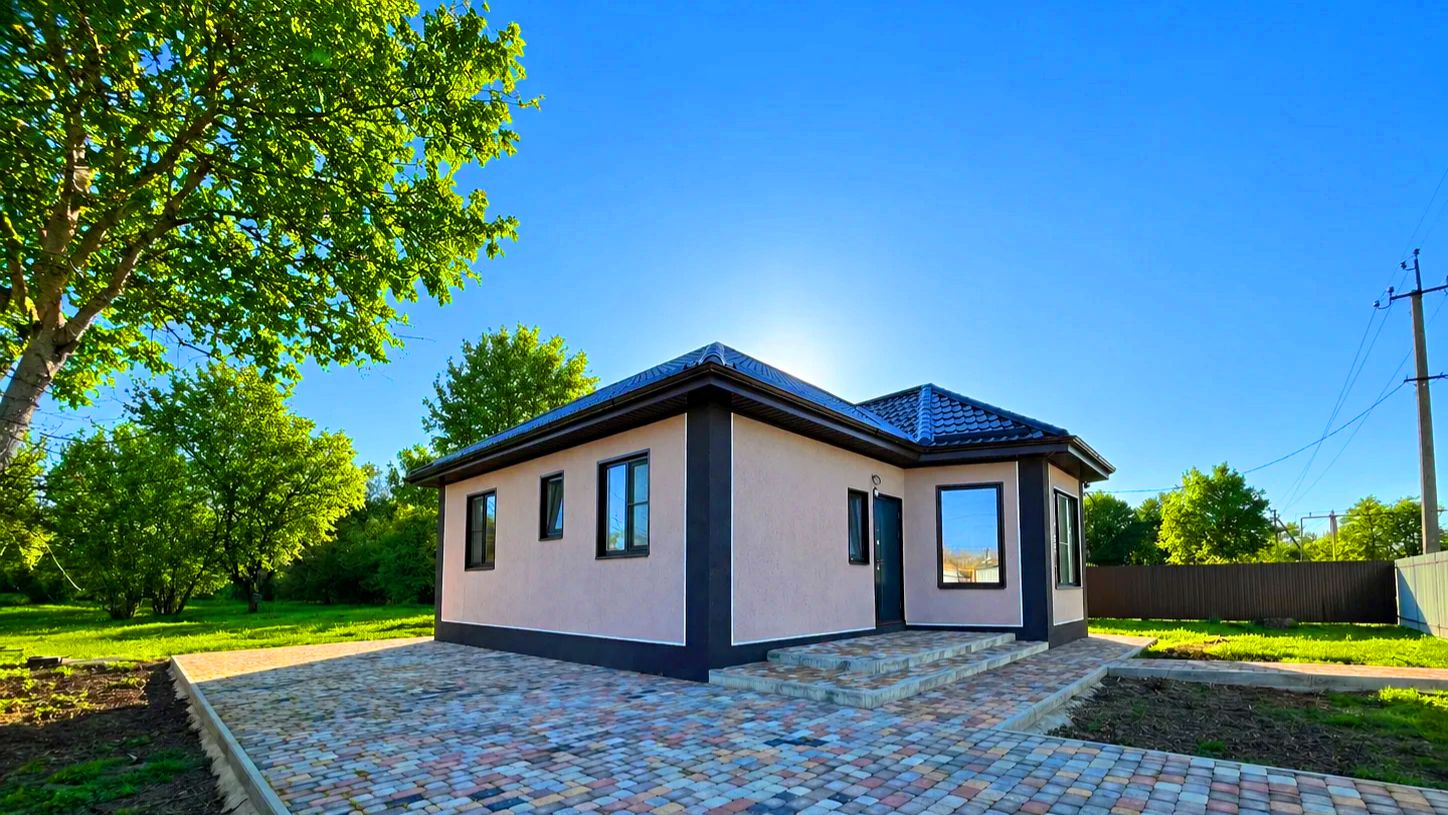 Новый дом на участке 17 соток.